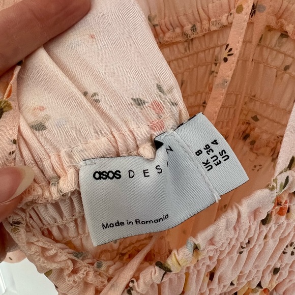 ASOS Pink Floral Jumpsuit - Picture 5 of 7